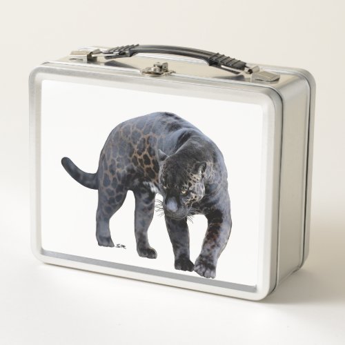 Jaguar Diablo white stainless lunchbox