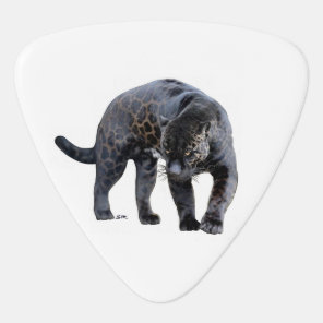 Jaguar Diablo white triangle guitar pick