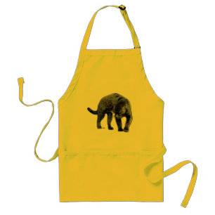 Jaguar Diablo yellow chef apron