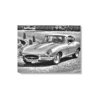 Jaguar E-Type Canvas Print