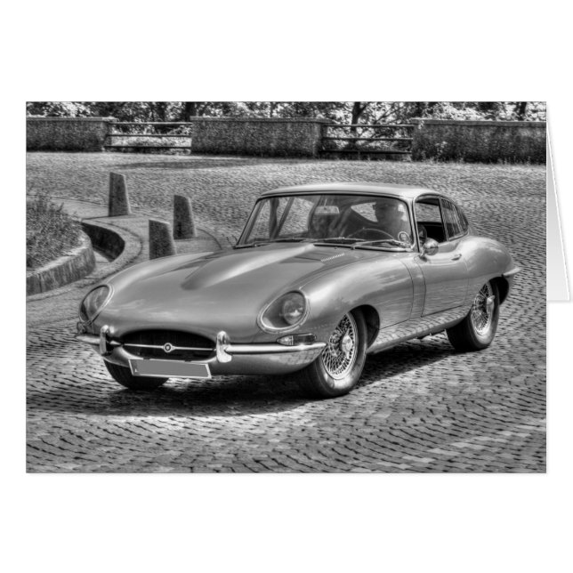 Jaguar E-Type Cards (Front Horizontal)
