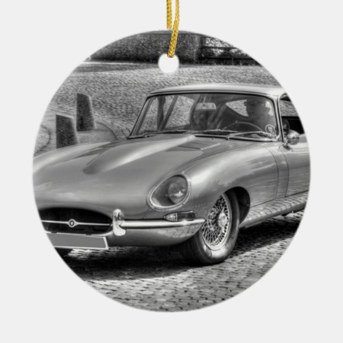 Jaguar E_Type Ceramic Ornament