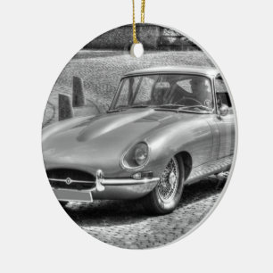 Jaguar E-Type Ceramic Ornament