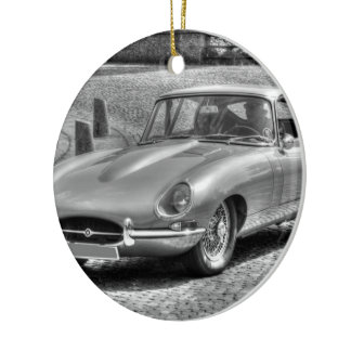 Jaguar E-Type Ceramic Ornament