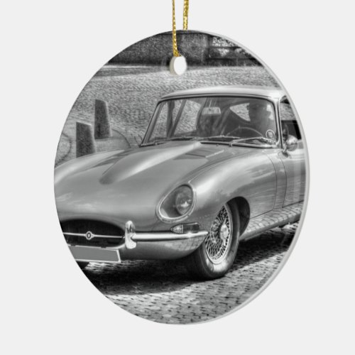 Jaguar E_Type Ceramic Ornament