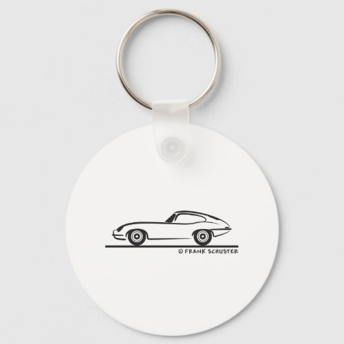 Jaguar E_Type Coupe Keychain