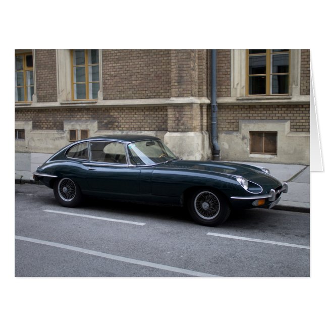 Jaguar E-Type Hardtop Cards (Front Horizontal)