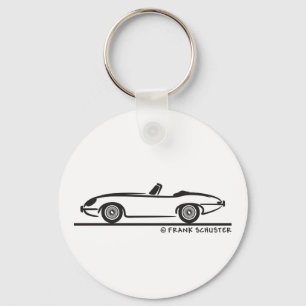 Jaguar E-Type Keychain