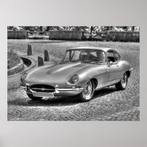 Jaguar E_Type Poster