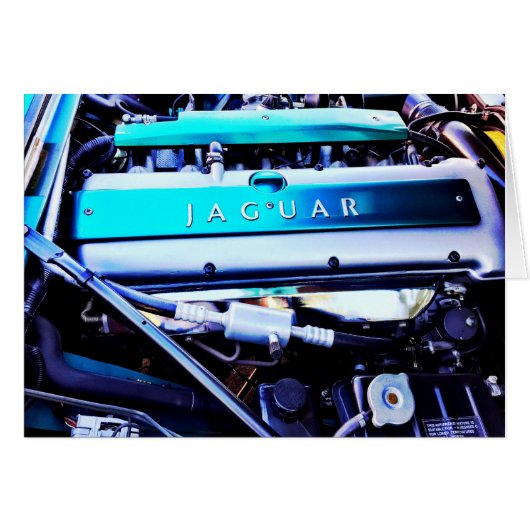 Jaguar engine cards (Front Horizontal)