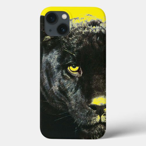 Jaguar Eye Pop Art Style iPhone 13 Case