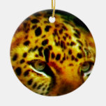 Jaguar Eyes Ceramic Ornament at Zazzle