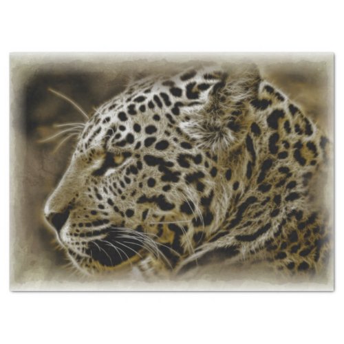 Jaguar Feline Wild Cat Artwork Decoupage Tissue Paper