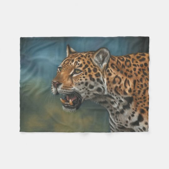 Jaguar Fleece Blanket