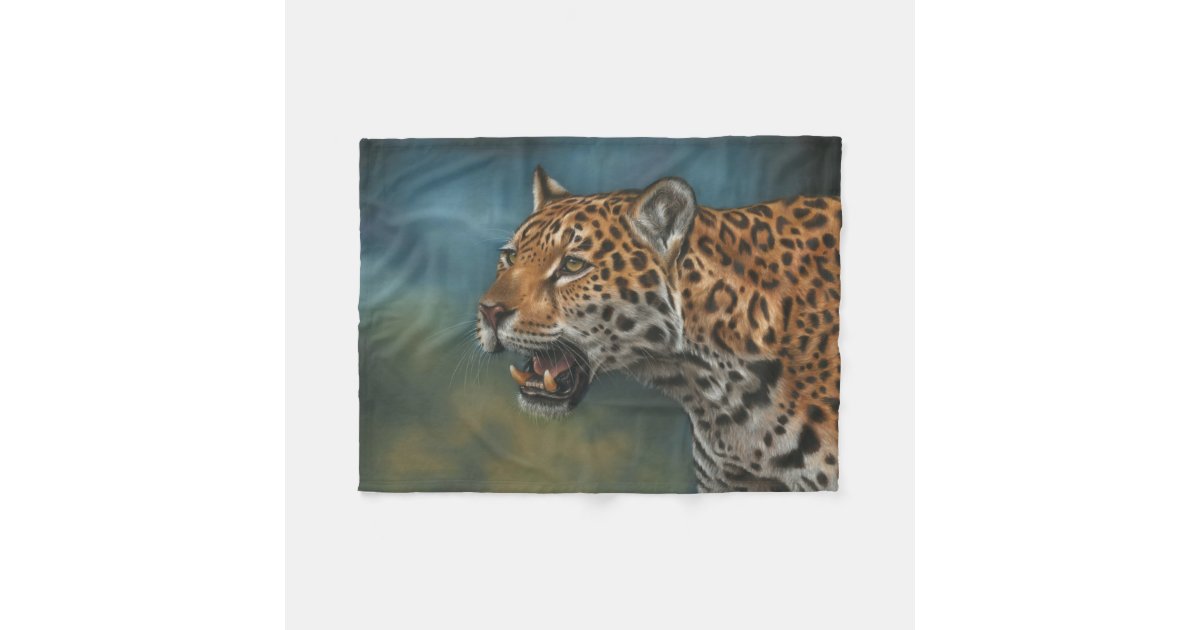 Jaguar Fleece Blanket