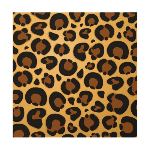 Jaguar Fur Pattern wood_canvas Wood Wall Decor