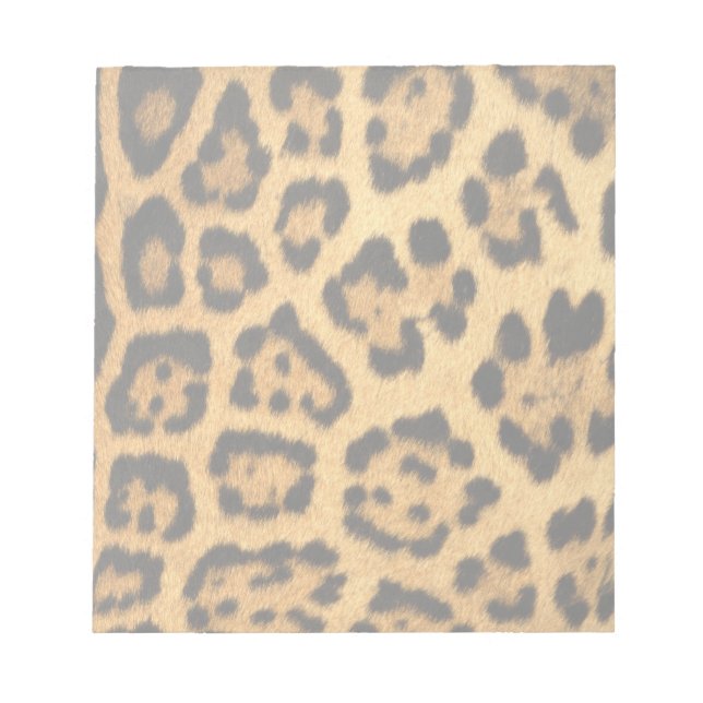 Jaguar Fur Print Notepad (Front)