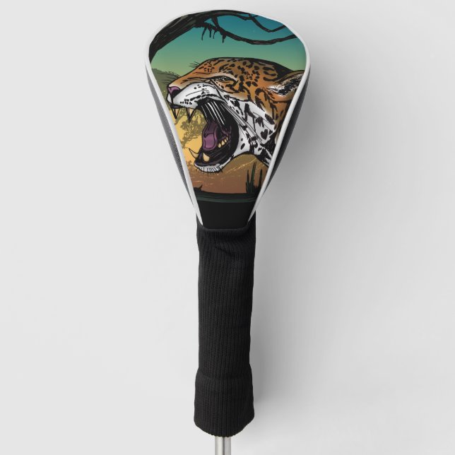 Jaguar Golf Head Cover (Front)