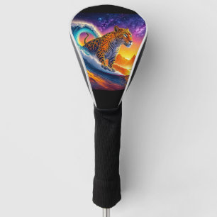 Jaguar In The Curl Design By Rich AMeN Gill Golf Head Cover