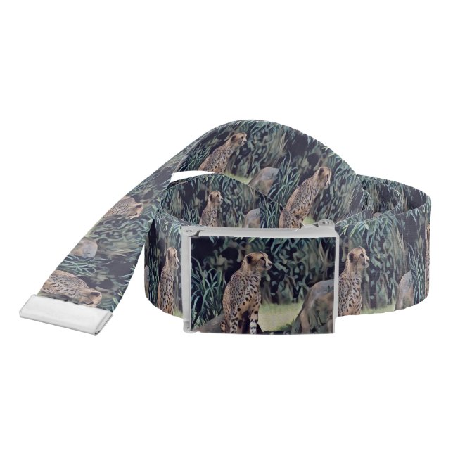 Jaguar In The Forest Oil Paint, Belt  (Snake)