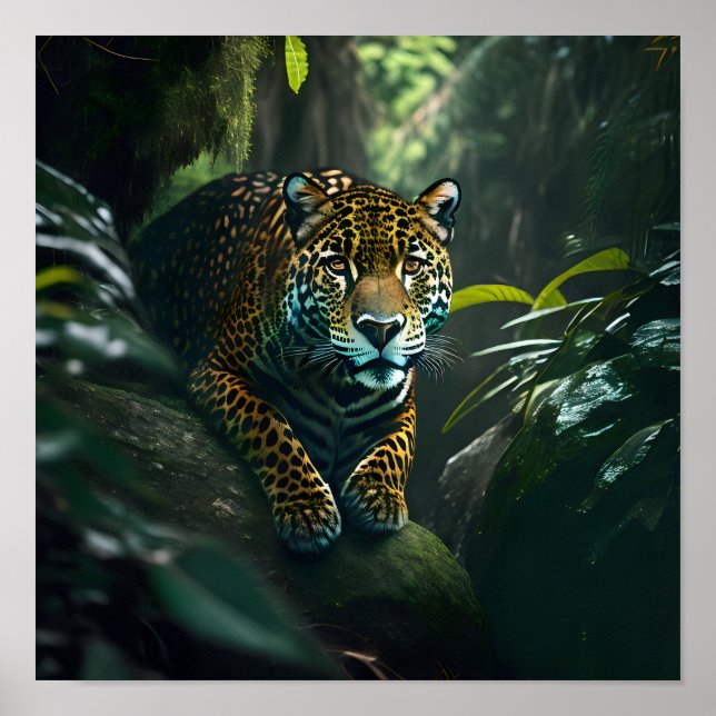 Jaguar in the Jungle Poster (Front)