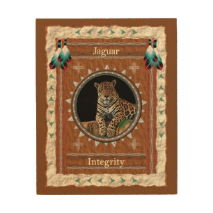 Jaguar Integrity Energy Wood Wall Art