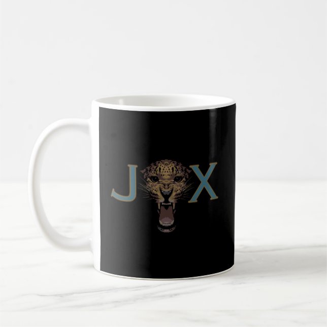 Jaguar Jax Funny Jacksonville Florida Gifts Coffee Mug (Left)