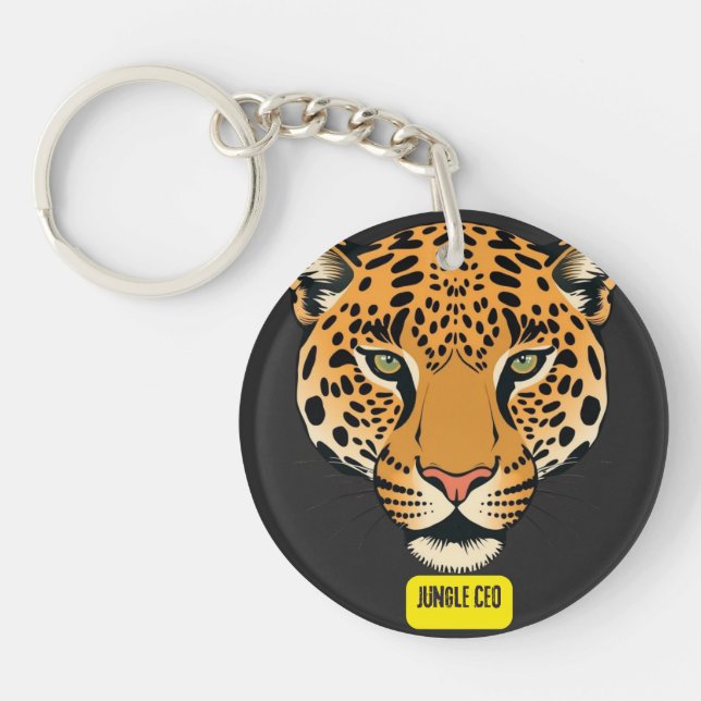 Jaguar. Jungle CEO Keychain (Front)