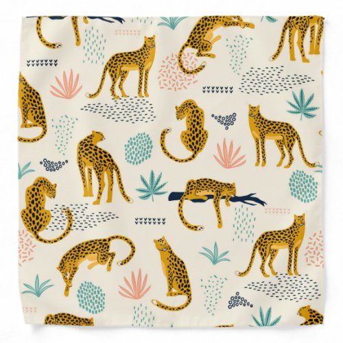 Jaguar Jungle Print Bandana