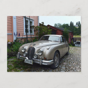 Jaguar Mark 2 in Porvoo, Finland Postcard