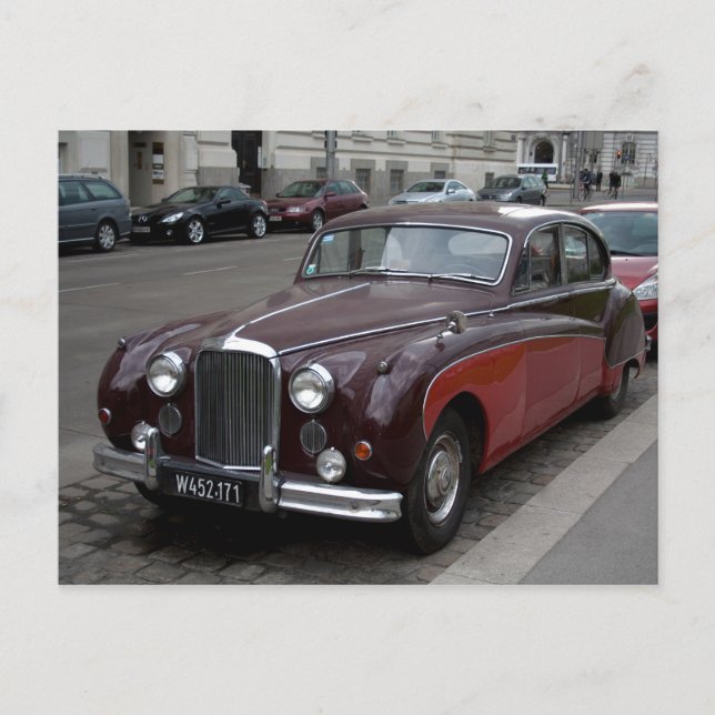 Jaguar Mark IX Postcard (Front)