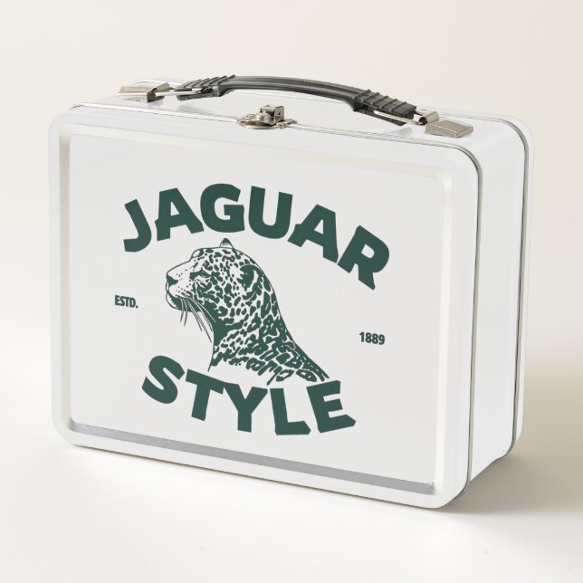 Jaguar Metal Lunch Box (Front)
