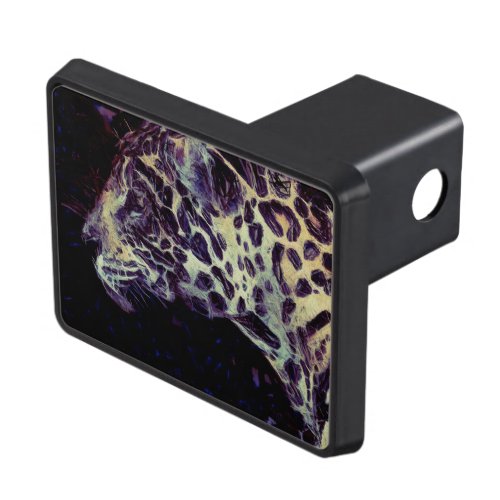 Jaguar Modern Purple Tow Hitch Cover