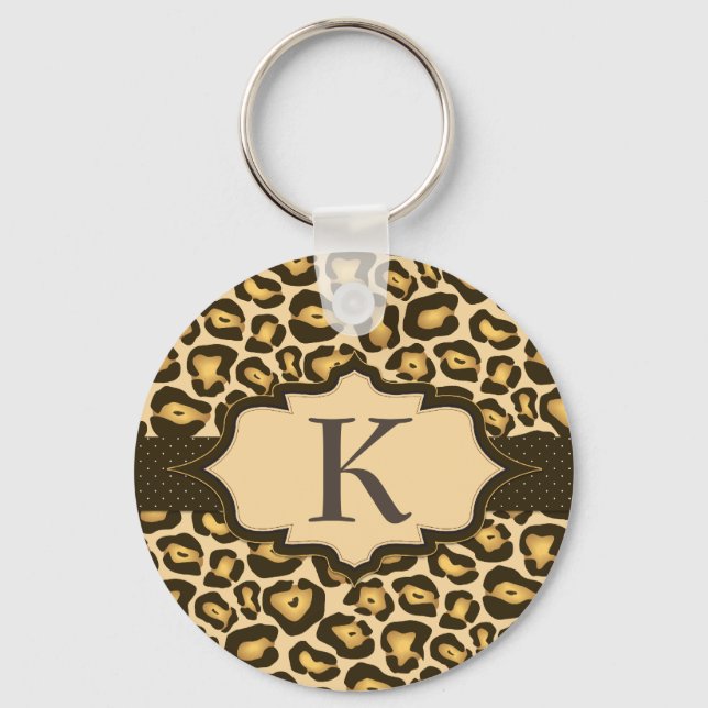 Jaguar Monogram Ribbon Keychain (Front)