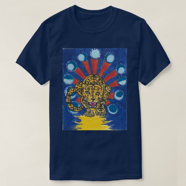 Jaguar moon phase Tshirt (Design Front)