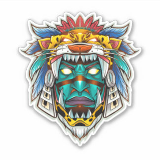 Jaguar of the Night (Tezcatlipoca) Sticker