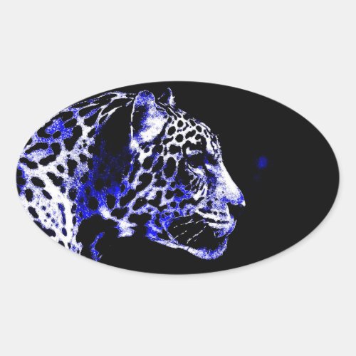 Jaguar Oval Stickers