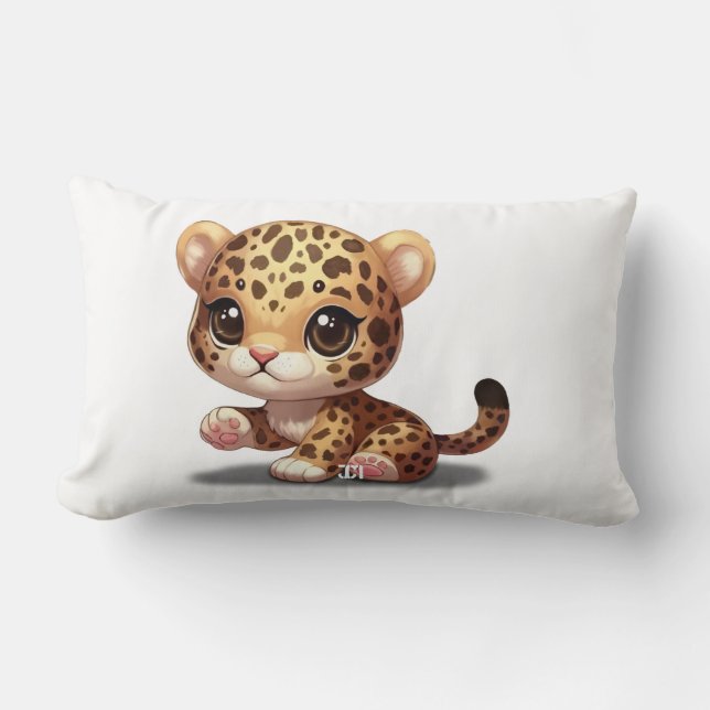 Jaguar - Panthera onca Lumbar Pillow (Front)