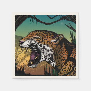 Jaguar Paper Napkins