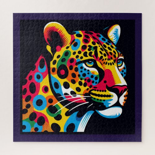Jaguar Pop Art 600 Piece Puzzle