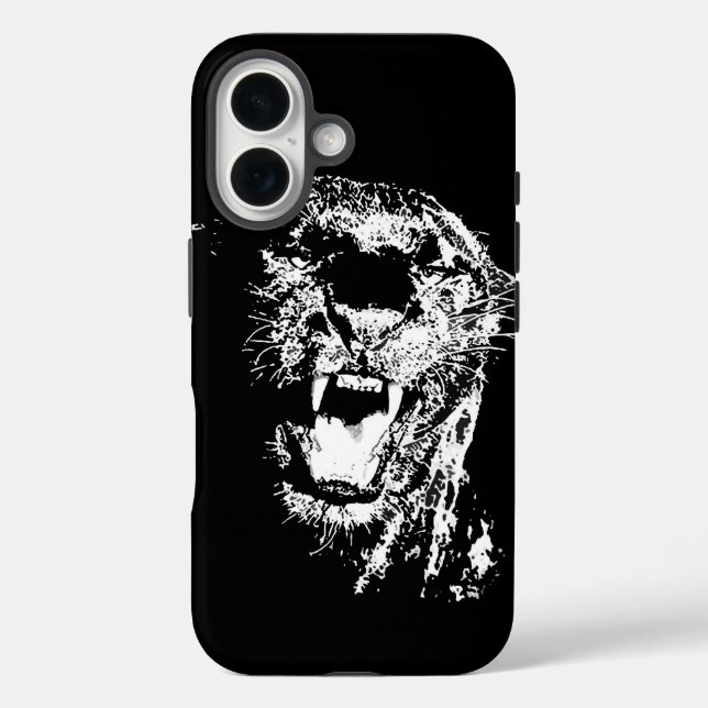 Jaguar Pop Art Case-Mate iPhone Case (Back)