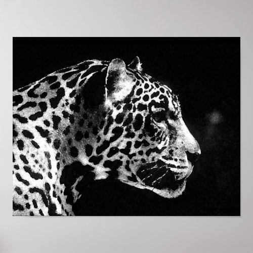 Jaguar Pop Art Poster