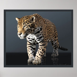 Jaguar Power Canvas Print -24x20 -or smaller