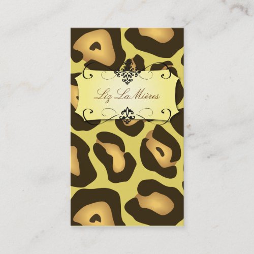 Jaguar print business cards