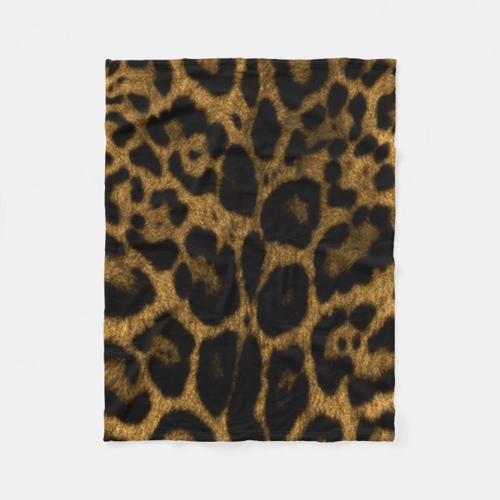 Jaguar Print Fleece Blanket | Zazzle.com