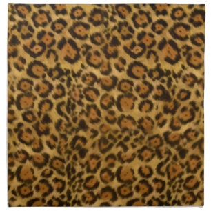 Jaguar Print, Jaguar Fur Pattern, Jaguar Spots Napkin