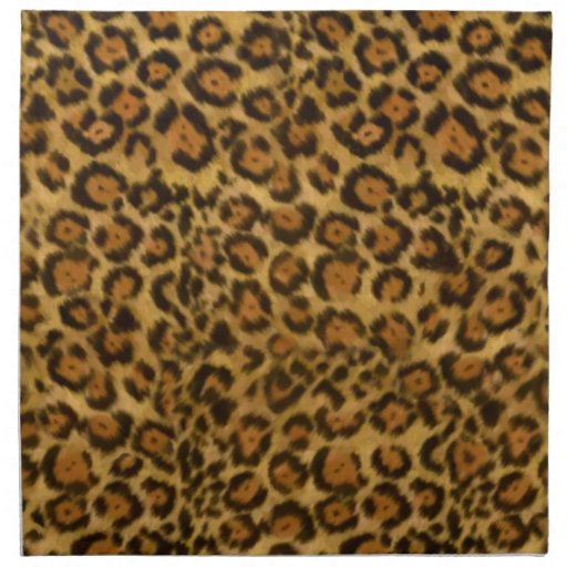 Jaguar Print, Jaguar Fur Pattern, Jaguar Spots Napkin | Zazzle