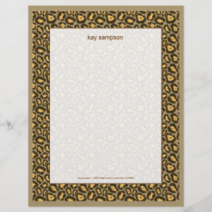 Jaguar print letterhead