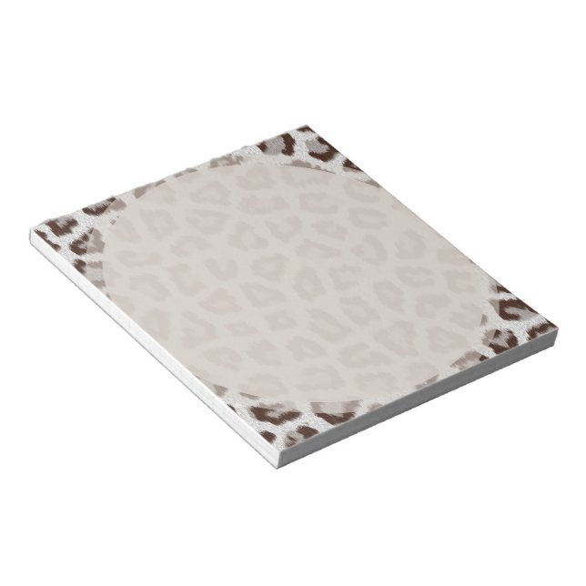 Jaguar Print Notepad (Angled)