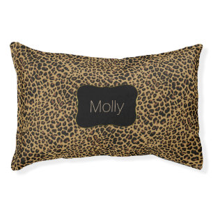 Jaguar Print Personalized Pet Bed